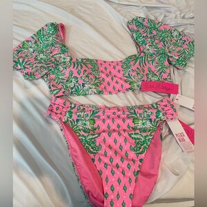 Lilly Pulitzer two piece bathing suit NWT